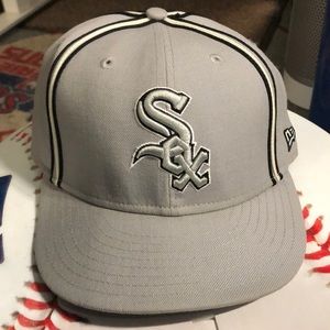 Chicago White Sox MLB Gray Fitted Hat Cap size 7 3/8